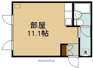 レジデンスピース【2階】の間取り